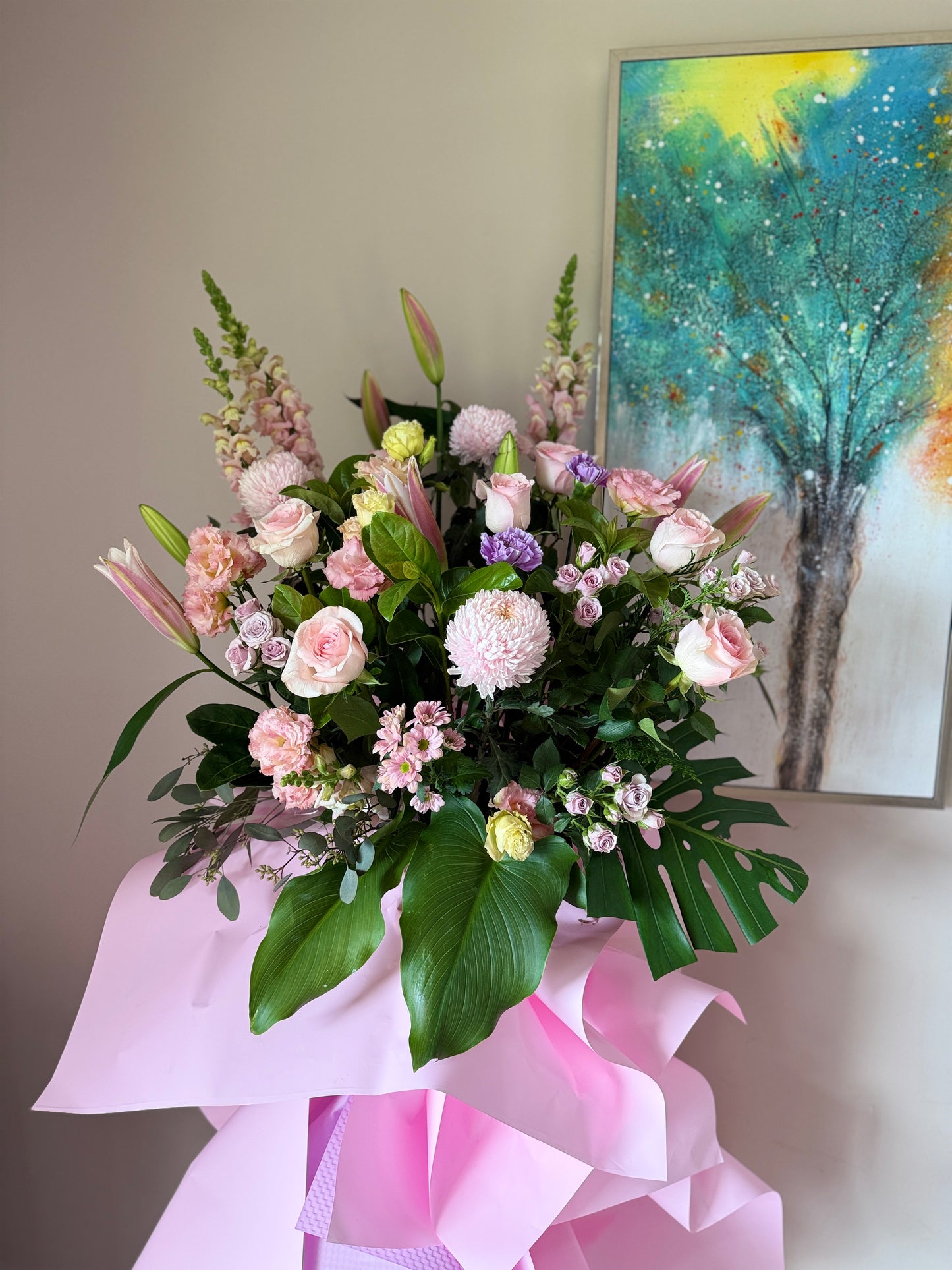 Blush Celebration - Flower Arrangement