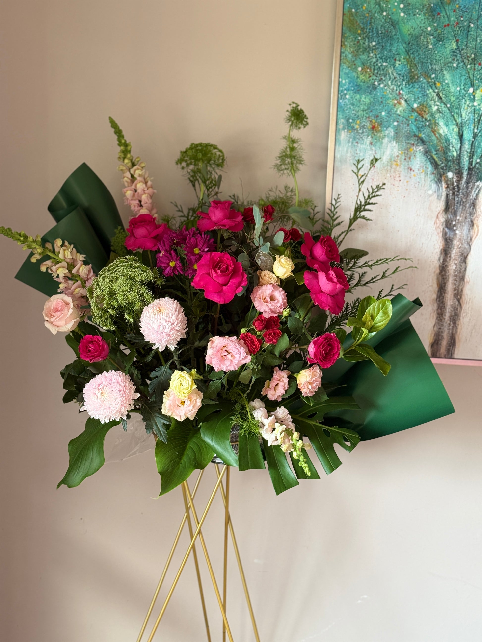 Ruby Prosperity - Flower Arrangement